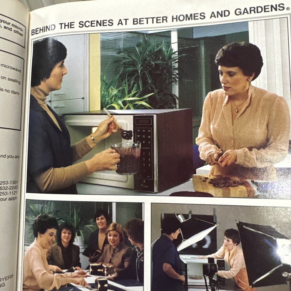 1986 Whirlpool Micro Menus Recipe Cookbook‎ Color Padded Hardcover - Picture 4 of 7